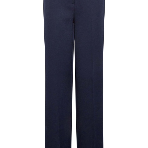 Long tall sally navy split hem wide leg trousers - Picture 6 of 8